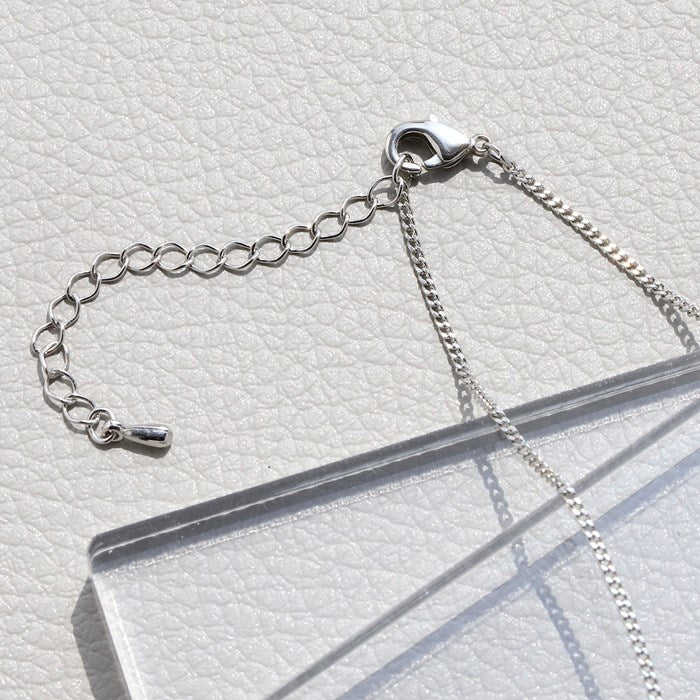 nec-40 ネックレス レディース チェーン チェーンネックレス リング シンプル 16k 16kコーティング アクセサリー ロジウムコーティング カジュアル シルバー ゴールド アクリル 流行り かわいい おしゃれ 大人 上品 フォーマル 冠婚葬祭 オケージョン 凛