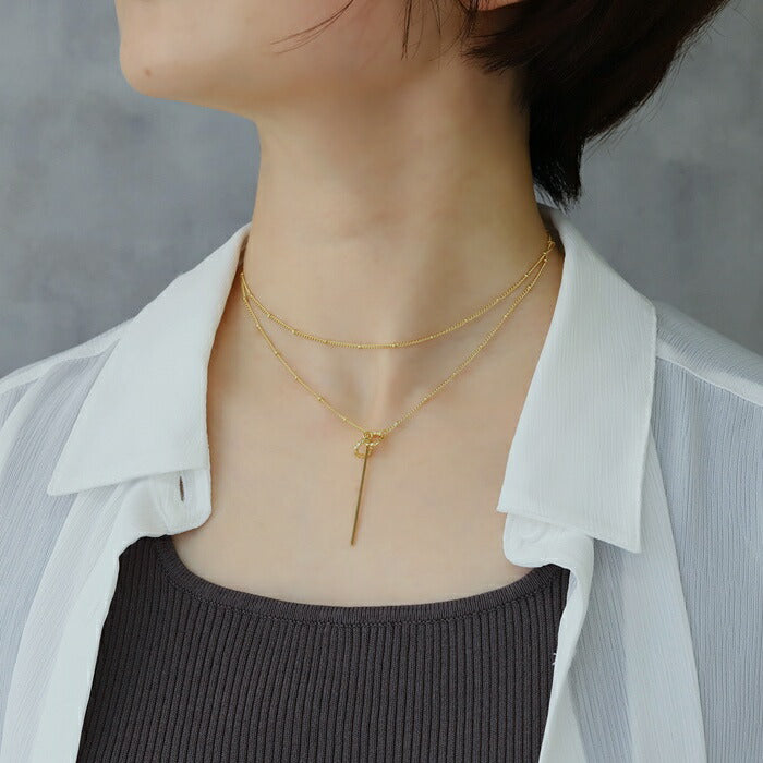nec-93 ネックレス レディース チェーン チェーンネックレス シンプル ラリエットネックレス ロングネックレス ロング 75cm 18k ロジウムコーティング カジュアル シルバー ゴールド かわいい おしゃれ 大人 上品 フォーマル メンズ 凛