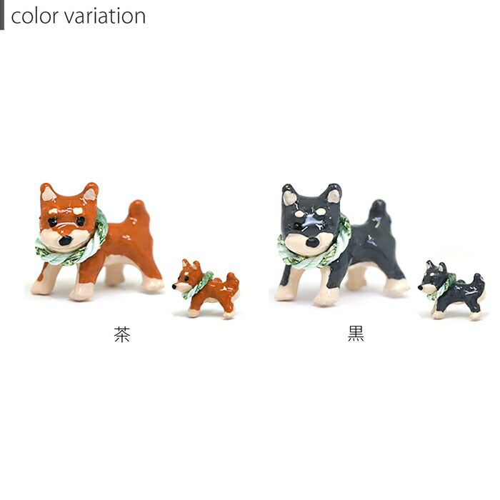 ori-109 キャッチ 14G ボディピアス 12G 柴犬 いぬ イヌ ドッグ 和風 オリジナル アレンジ パーツ カスタマイズ 14ゲージ 12ゲージ ピアス 片耳用