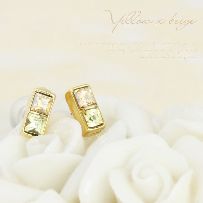 【廃盤】 ファッションピアス0026/チタン/チタンピアス/キューブ/ノンアレルギー「Fピアス」