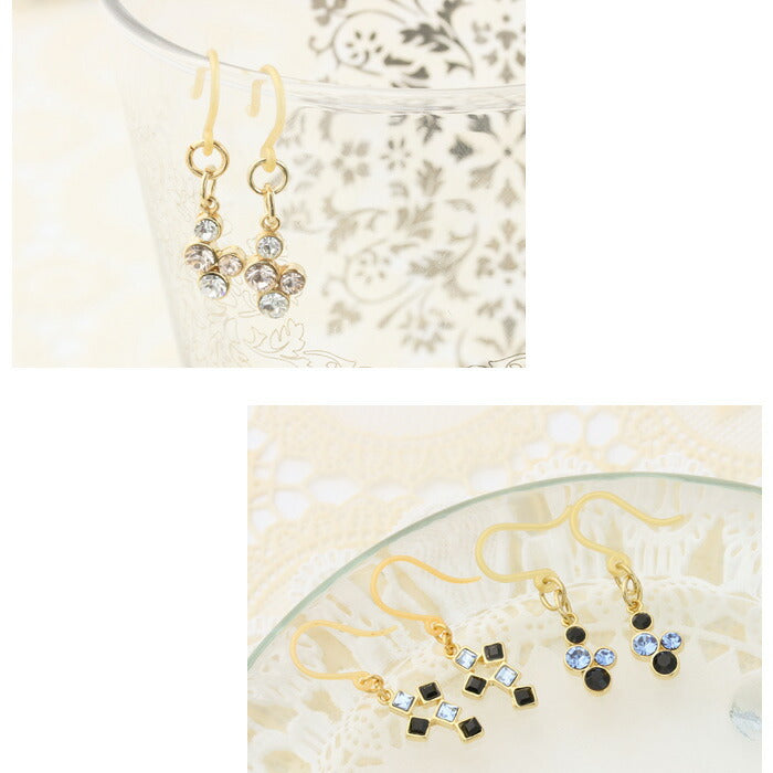 【廃盤】 ファッションピアス0048/樹脂/樹脂ピアス/フック式/ピアス/両耳/アクセサリー「Fピアス」