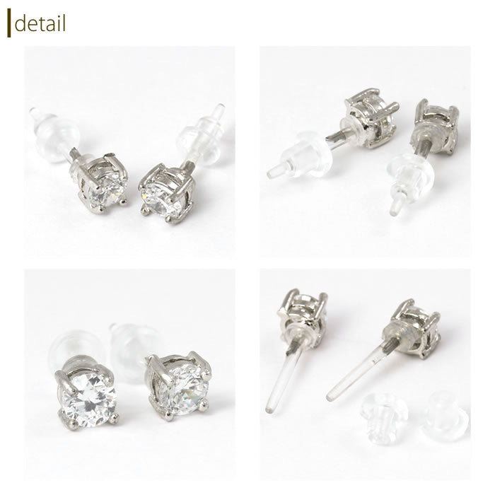 【廃盤】 ファッションピアス0007/樹脂/樹脂ピアス/チタン/チタンピアス/ジュエル/Sサイズ/シルバー/ゴールド/エレガント/ノンアレルギー「Fピアス」