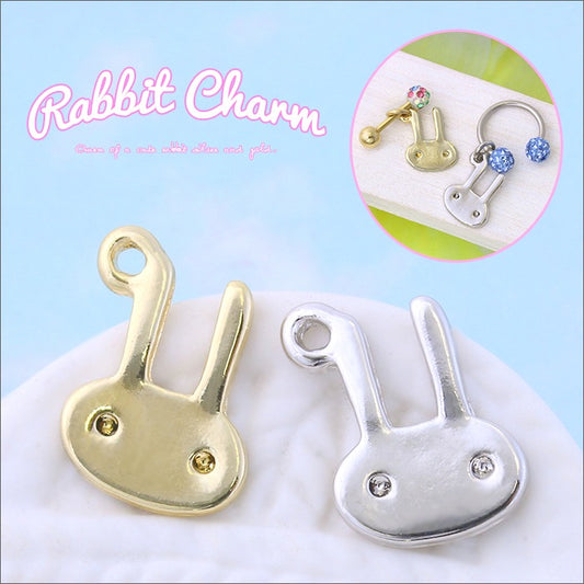 【廃盤】 チャーム0054/ウサギ/うさぎ/チャーム/ボディピアス/カスタマイズ「BP」「CHA」