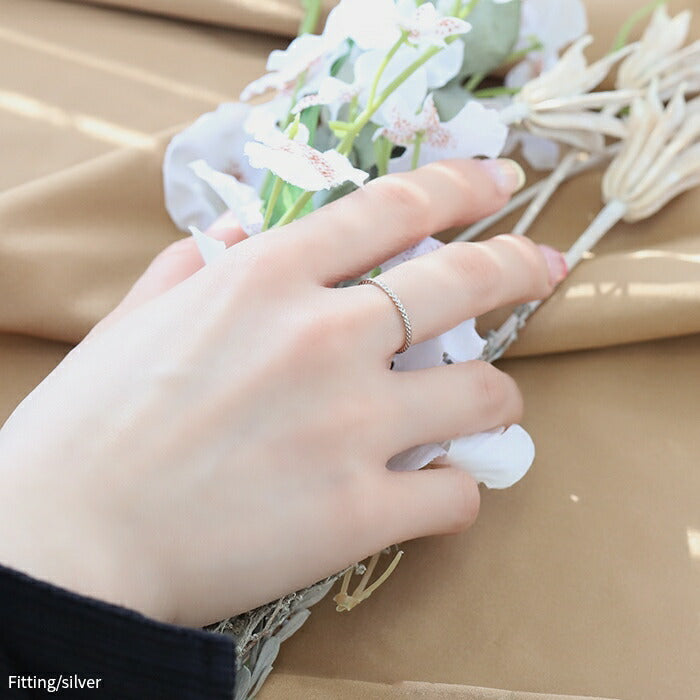ring-14 リング 指輪 レディース シルバー ゴールド 金属アレルギー シンプル 18k 18金 k18 ニッケルフリー 5号 7号 9号 11号 13号 ファッションリング ゴールドリング シルバーリング 18Kコーティング ツイスト 大人 上品 かわいい 大人可愛い 重ね付け 凛