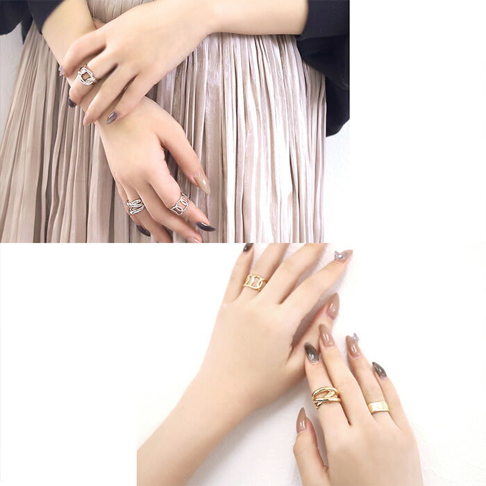 ring-1 リング 指輪 アクセサリー レディース メンズ おしゃれ 大きい シンプル ハート かわいい シルバー ゴールド  シルバーアクセ 合金 オープンリング  デイリー カジュアル 上品