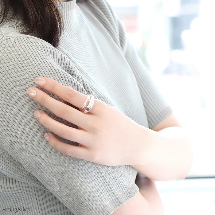 ring-20 リング 指輪 金属アレルギー対応 ボリュームリング アクセサリー シルバー ゴールド レディース メンズ 14号 ファッションリング おしゃれ 大きい シンプル かわいい シルバーアクセ デイリー カジュアル 上品 エレガント アクリル樹脂 プレゼント ギフト 凛