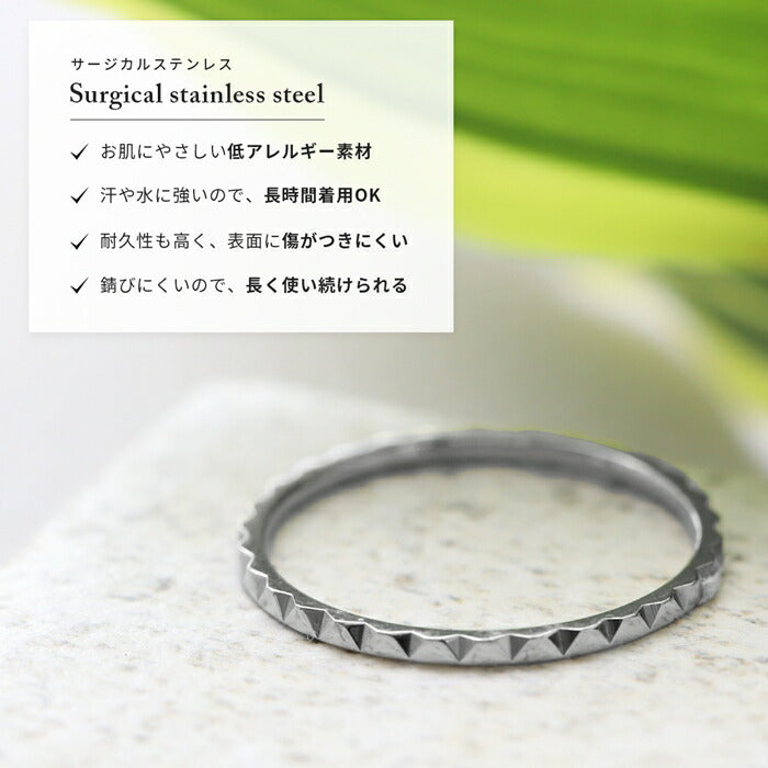 ring-29 リング 指輪 レディース シルバー ステンレス 金属アレルギー つけっぱなし シンプル 9号 11号 14号 ファッションリング シルバーリング 大人 ハンドメイド かわいい おしゃれ トライアングル 三角形 大人可愛い 重ね付け 華奢 細い 凛