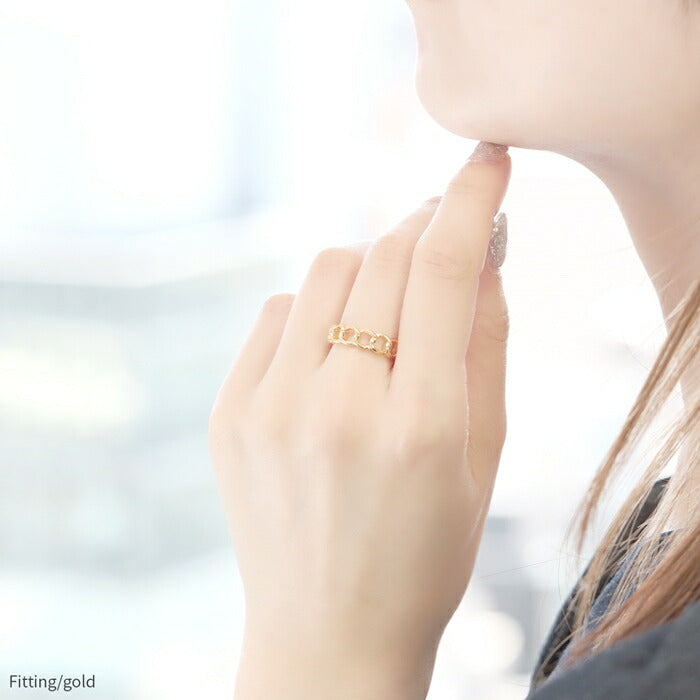 ring-41 リング 指輪 レディース シルバー ゴールド シンプル 18k 18金  9号 10号 12号 金属アレルギー 重ね付け 重ねづけ サークルリング ロジウムコーティング ファッションリング ゴールドリング シルバーリング 大人 可愛い  細い 凛