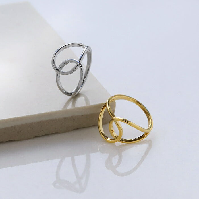 ring-80 リング 指輪 レディース アクセサリー 金属アレルギー シルバー ゴールド シンプル 11号 ファッションリング 16k クロス ツイスト ロジウムコーティング ゴールドリング シルバーリング 高見え 高みえ プチプラ 細め 細い 凛