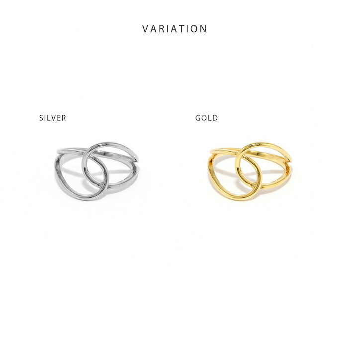 ring-80 リング 指輪 レディース アクセサリー 金属アレルギー シルバー ゴールド シンプル 11号 ファッションリング 16k クロス ツイスト ロジウムコーティング ゴールドリング シルバーリング 高見え 高みえ プチプラ 細め 細い 凛