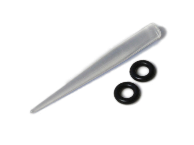 【全品送料無料】 6G 拡張器 アクリルエキスパンダー 半透明 7カラーピアス ボディピアス ニードル ボディーピアス ボディピ ピアス ラージゲージ「BP」