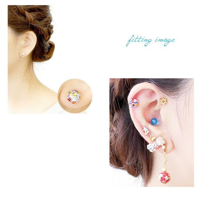 【廃盤】 ボディピアス 軟骨ピアス 12G 14G 16G 18G キャッチ オーロラパヴェ キャッチ0232 「BP」 「CUS」 12ゲージ 14ゲージ 16ゲージ 18ゲージ ボディーピアス 軟骨 ピアス オーロラ パヴェ ジュエル カラフル カスタマイズ