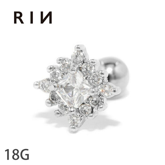 【廃盤】 軟骨ピアス 18G ボディピアス かわいい キャッチ チャーム サージカルステンレス 金属アレルギー対応 スター ダイヤ クラウン ジュエル おしゃれ キラキラ シンプル ストレートバーベル ファーストピアス セカンドピアス メンズ 軟骨 ピアス ボディーピアス
