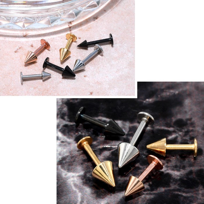 【※16G※】set-c-0036 ボディピアス キャッチ 18G 16G 14G 軟骨ピアス  サージカルステンレス 金属アレルギー対応 コーン ボディピ 耳たぶ 耳 カスタマイズ パーツ メンズ アンテナ ヘリックス トラガス ラブレット 軟骨 ピアス ボディーピアス