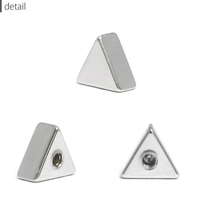 【全品送料無料】 ボディピアス キャッチ  18G 16G 14G ラブレット 軟骨ピアス サージカルステンレス 金属アレルギー対応 トライアングル 三角 ラブレットスタッド ラブレット カスタマイズ ヘリックス
