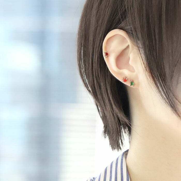 t1141-95 ボディピアス 16G 軟骨ピアス つけっぱなし サージカルステンレス 金属アレルギー対応 クリスマス かわいい レディース メンズ ファーストピアス セカンドピアス  ジュエル おしゃれ ストレートバーベル 軟骨 ピアス ボディーピアス 片耳用