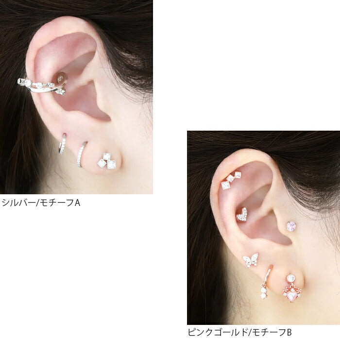 【全品送料無料】 軟骨ピアス 16G ボディピアス かわいい キャッチ チャーム サージカルステンレス 金属アレルギー対応 メンズ  ストレートバーベル ジュエル シルバー ゴールド ピンク シンプル 軟骨用 セカンドピアス 軟骨 ピアス ボディーピアス