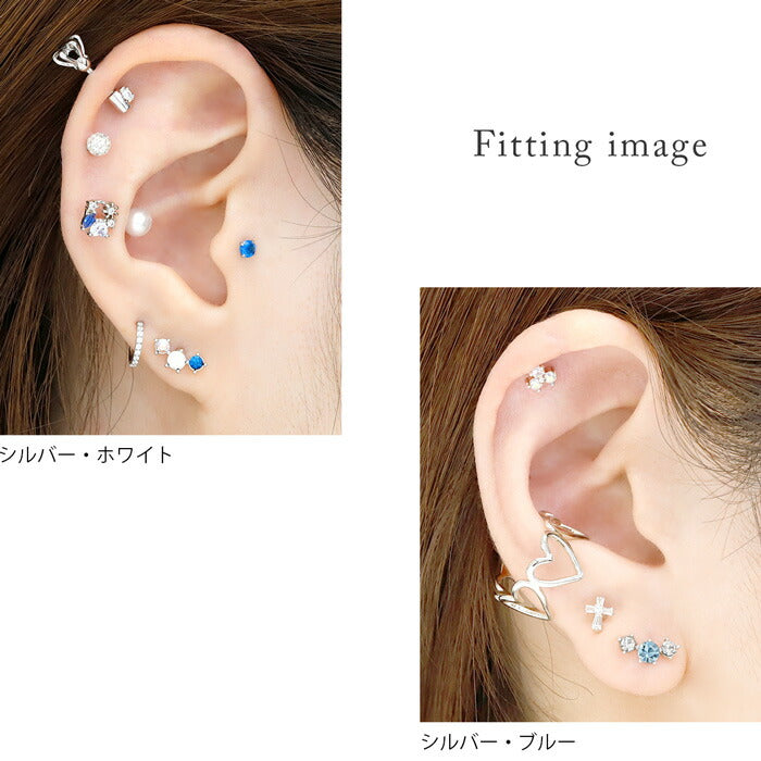 【全品送料無料】 軟骨ピアス 16G ボディピアス かわいい キャッチ チャーム サージカルステンレス 金属アレルギー対応 ジュエル ビジュー 軟骨用  ストレートバーベル ボディピ  軟骨 ピアス ボディーピアス