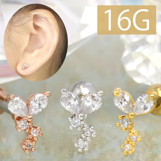 【廃盤】 ボディピアス 軟骨ピアス 16G ジュエル プチ 軟骨1016 16ゲージ ボディーピアス 凛 軟骨用 ボディピアス専門店 なんこつピアス 耳 りん サージカルステンレス「BP」「NAN」