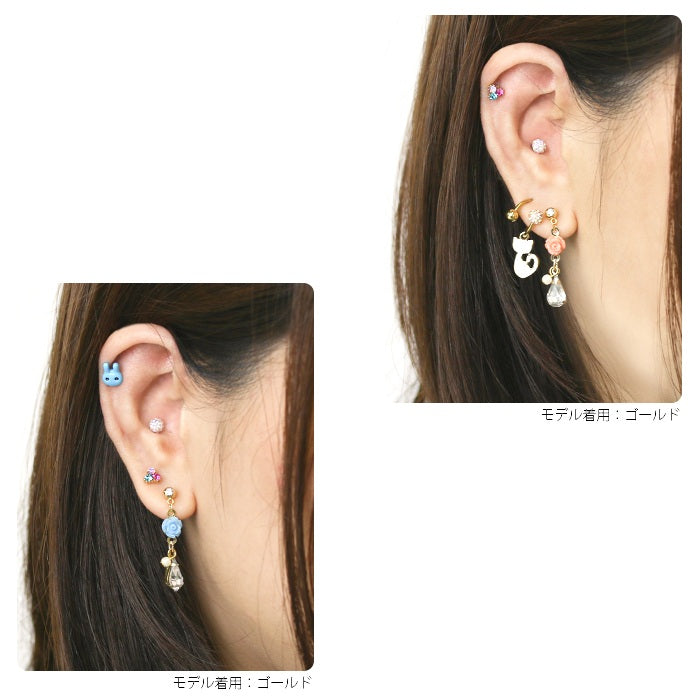 【廃盤】 ボディピアス 16G 軟骨ピアス サージカルステンレス ボディーピアス ジュエル ボディピアス シルバー ゴールド ボディピアス ストレートバーベル ボディピアス ピアス トラガス ヘリックス ボディピアス ステンレス ボディピアス「BP」「NAN」秋ピアス